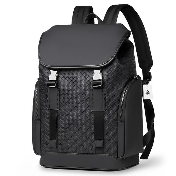 Topika Travel Laptop Backpack for Men Women, Work &amp; College Black Backpack