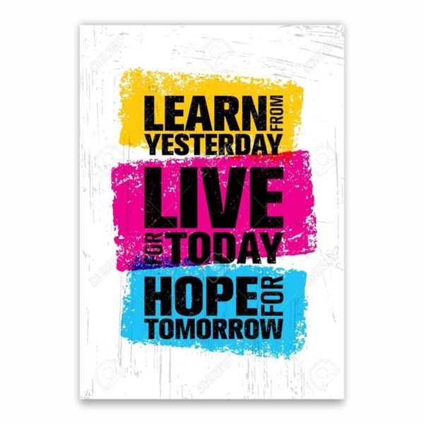 Motivational Quote Poster - A1