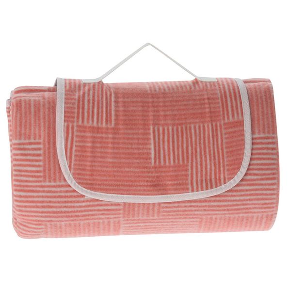 Picnic Blanket with Handle - Foldable Design &amp; Waterproof Lining