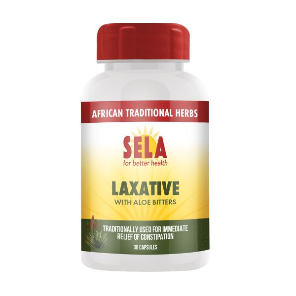 SELA Laxative Capsules Natual Herbs with Aloe Bitters (30)