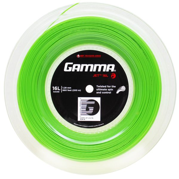 Gamma - Jet Green Tennis String - Reel