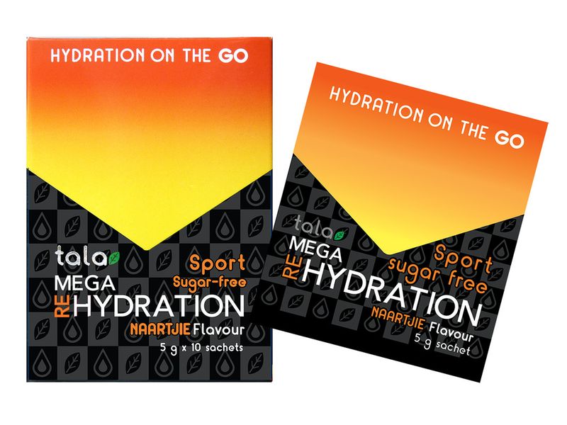 Mega range Mega Rehydration Sugar Free Naartjie Flavour 10 x 5g Sachets