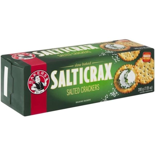 Bakers Salticrax Original 200 g - Pack of 12, Savoury Snack
