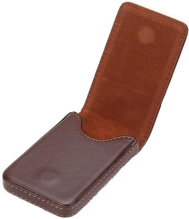 Business Card Case PU Leather Credit Card Holder Magnetic Closure