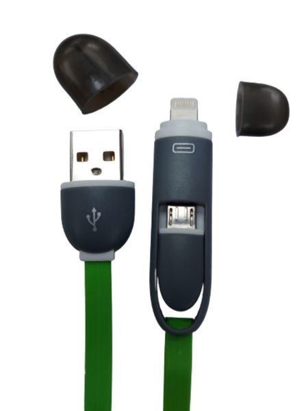 2 in 1 cable Micro and Lightening Charging Cable