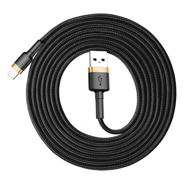 Baseus Cafule Series Fast Charging and Data Cable USB to iOS 1.5A 2M Black