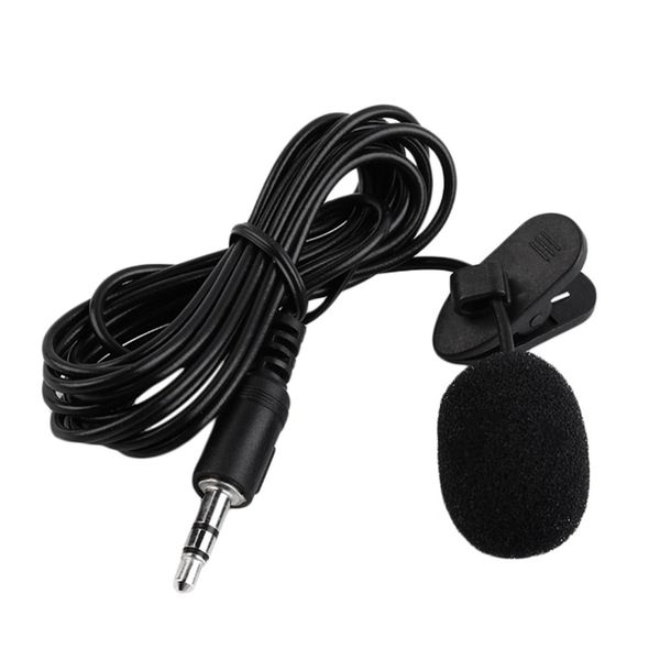 Mini Lavalier Microphone Metal Clip Lapel Mic for Mobile Phone PC Laptop