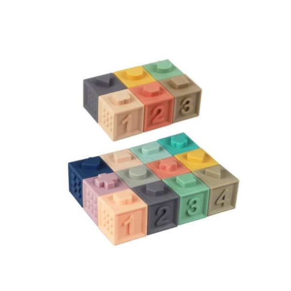 Soft Rubber Building Blocks