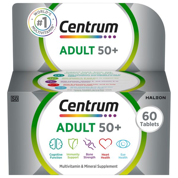 Centrum Adult 50+ Multivitamins 60 Tablets