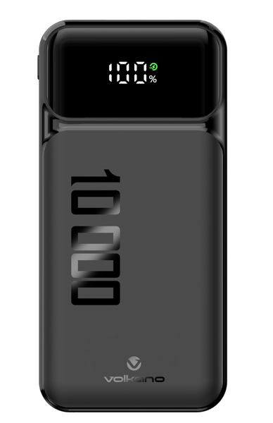 Volkano Roma 10,000mAh USB-C Power Bank-Portable Fast Charging, Dual Ports