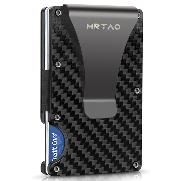 Card Holder Wallet for Men Slim RFID Blocking with Money Clip Minimalist