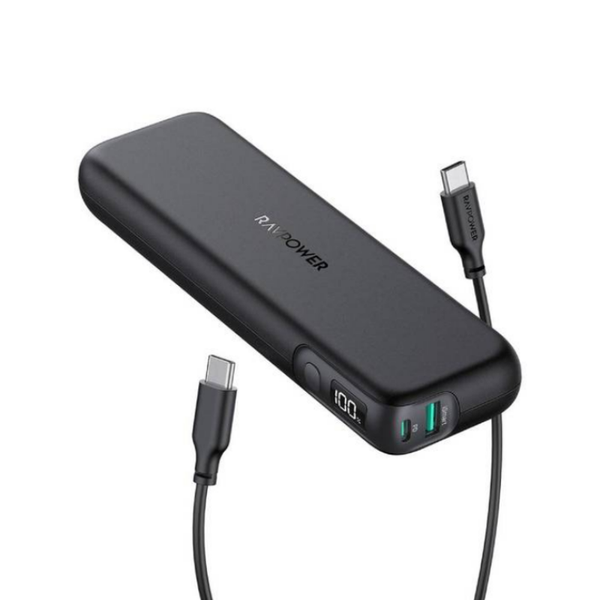 RAVPower PD Pioneer 15000mAh 18W Portable Charger USB C Power Bank