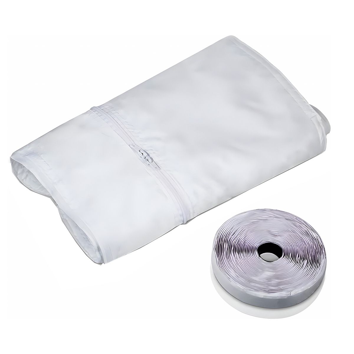 4m Air Conditioner Window Dryer Seal Roller Oxford Cloth Baffle White Home