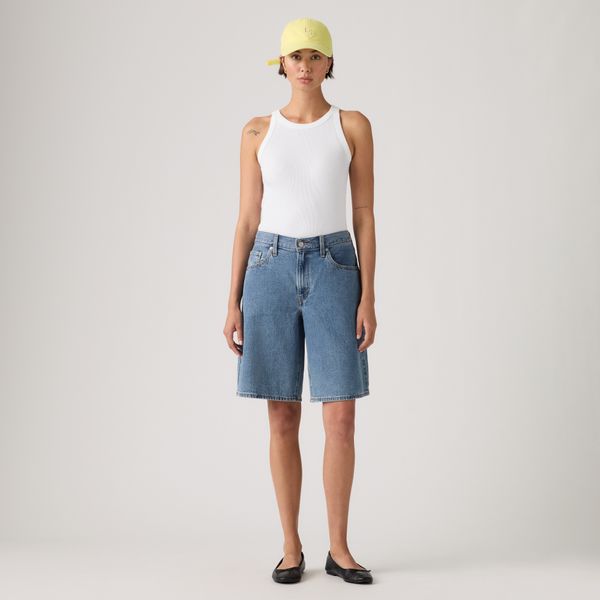 Levi's® Women's Baggy Dad Jorts - Medium Indigo