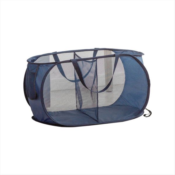 Breathable Mesh Folding Laundry Basket Household F
