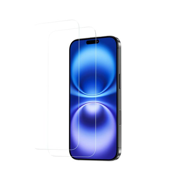 Tempered HD Glass Screen Protector Compatible with iPhone 17 Pro Pack-2