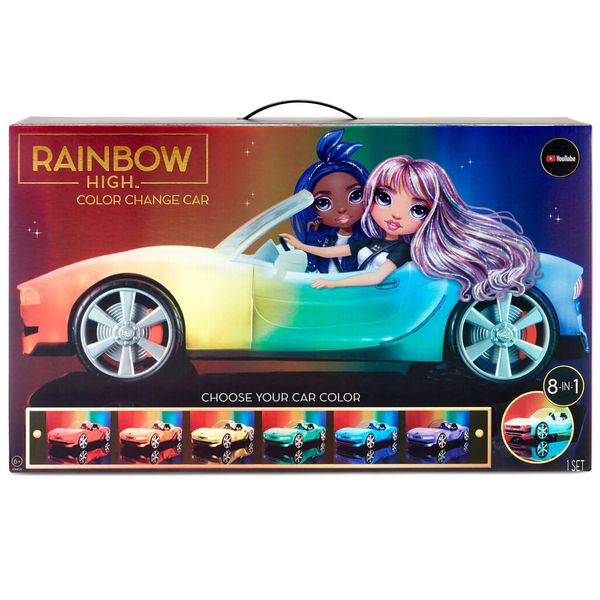 Rainbow High Convertible Color Change Car 57431