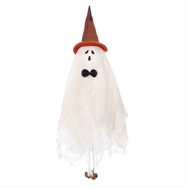 1Pcs Halloween Hanging Ghosts With Orange Witch image