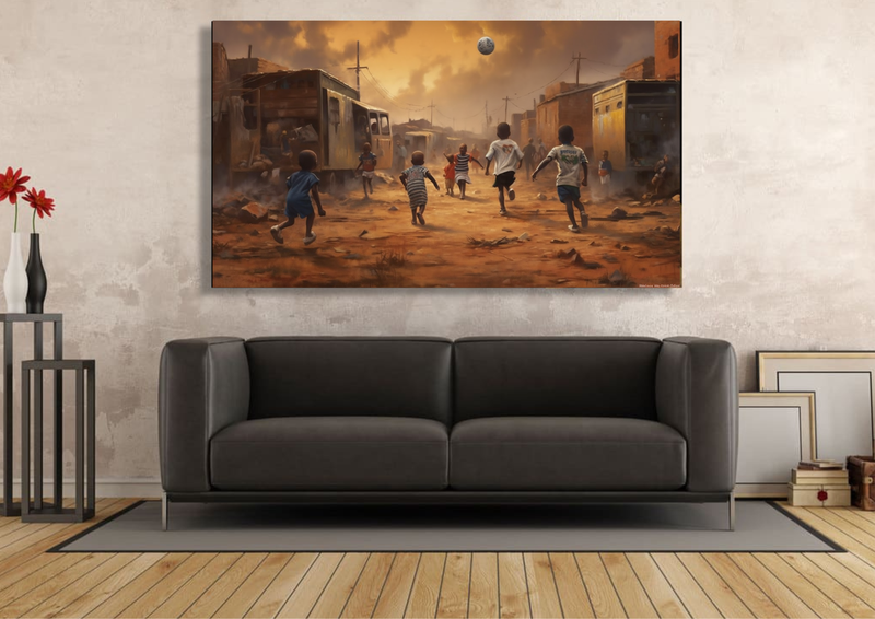 Canvas Wall Art - Kasi Soccer Fever - IM0285