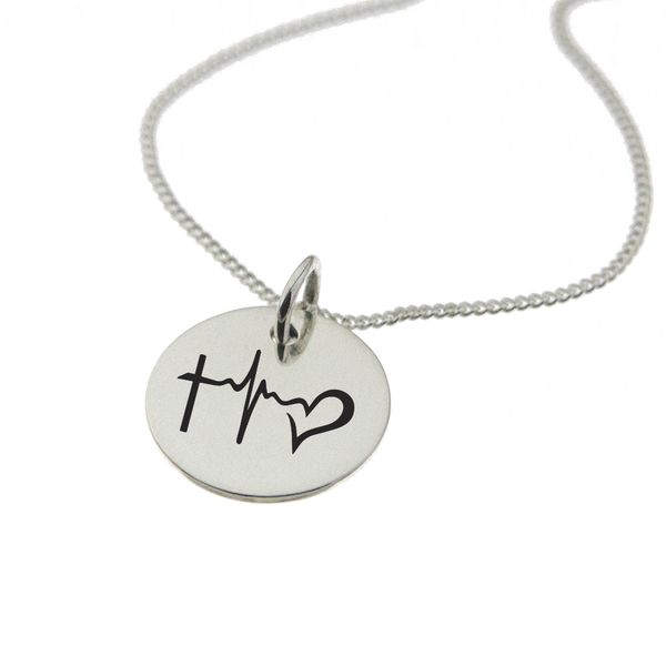 Faith, Hope and Love Sterling Silver Necklace