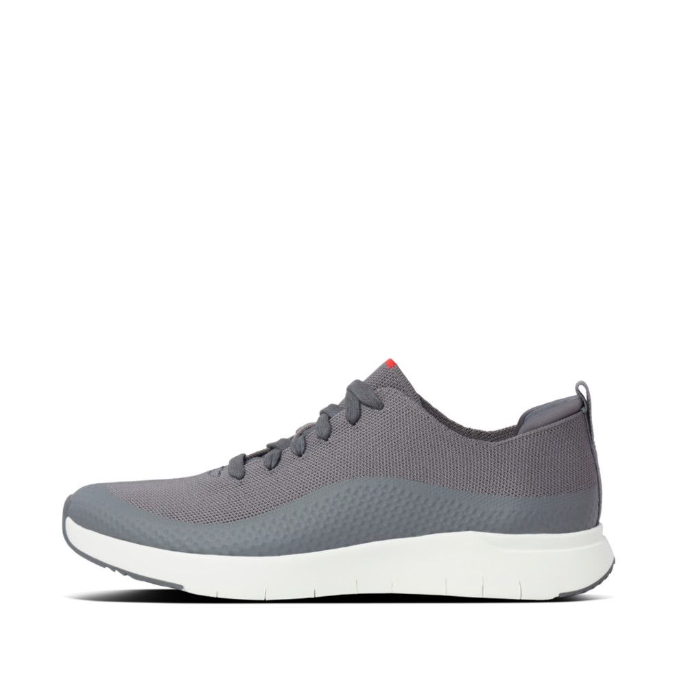 FitFlop Men's Eversholt Knit Sneaker Deep Grey | Shop Today. Get it ...
