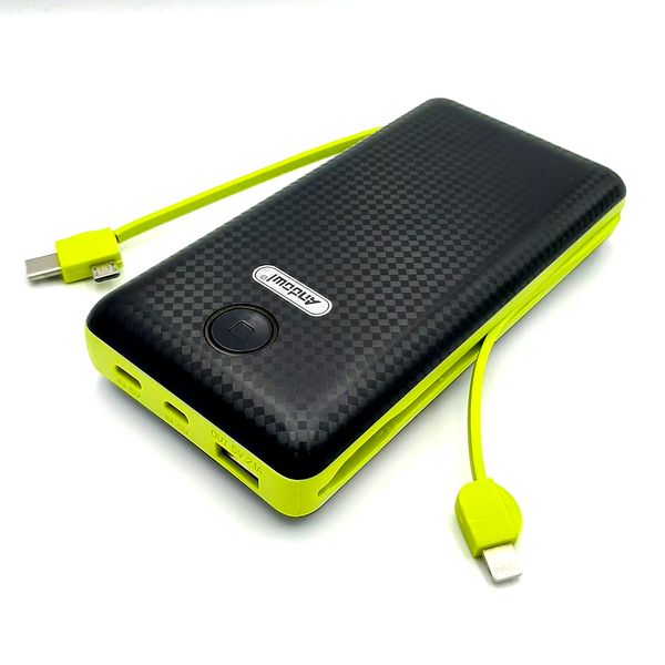 Andowl Q-T70 20000mAh Portable Power Bank - Mobile Battery - Carbon