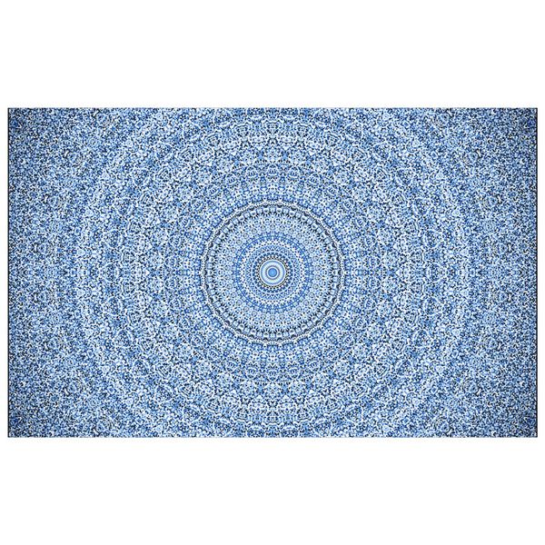 Divine Symmetry Blue Rectangle Tablecloth