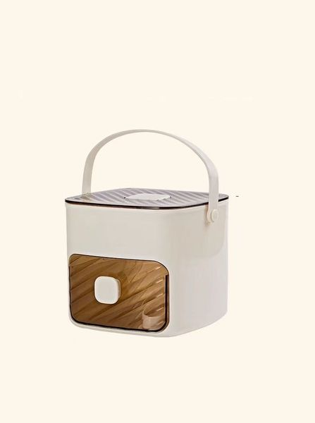 Multifunctional Double Layer Press Type Ice Box with Lid