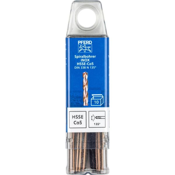 PFERD HSS Spiral Drill 4,5mm INOX – 10pc pack