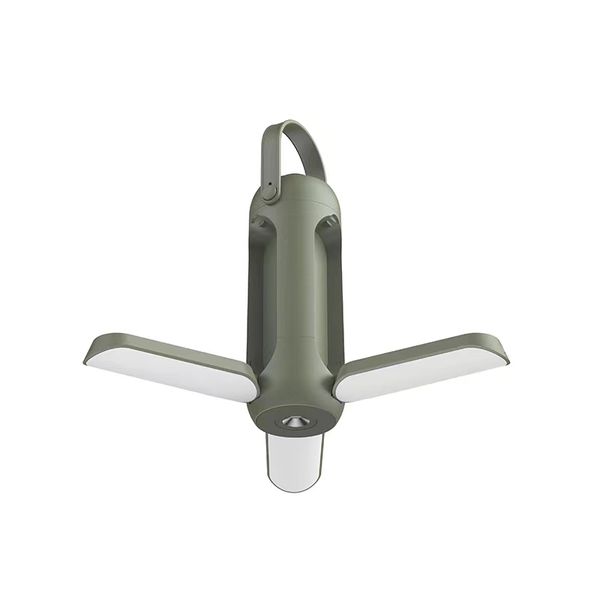 Outdoor Camping Foldable Rechargeable Portable Tent Ambient Light - Green