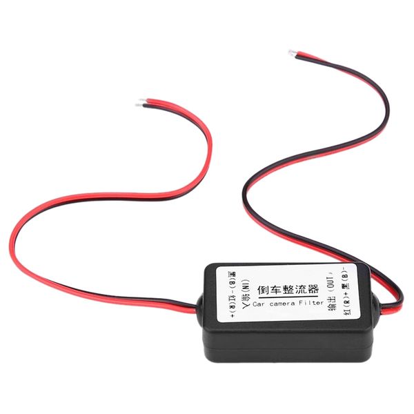 12V Car Rear View Camera Rectifier Relay Capacitor Filter Connector