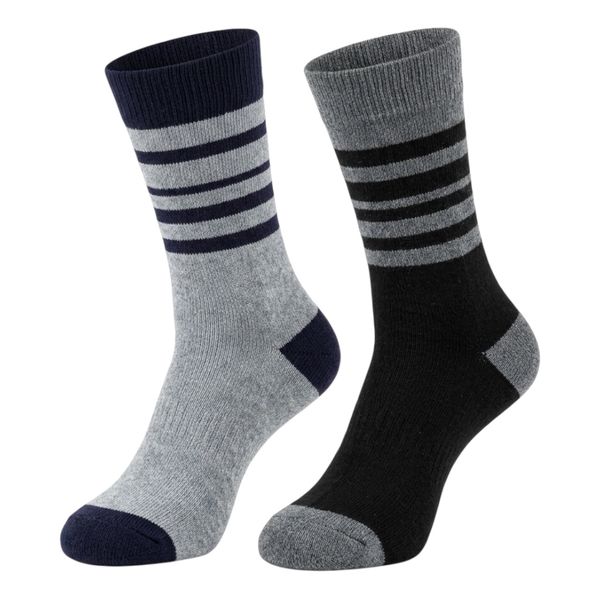 4 Pack Winter Black Grey Fashionable Men Sock Br image