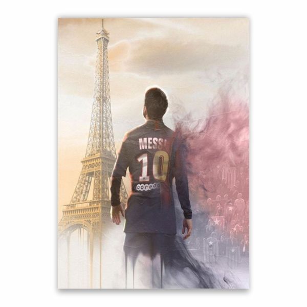 From Barca To Paris Poster - A1