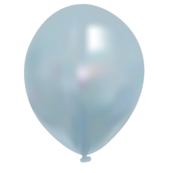Balloon Metallic 10 Piece - 12x17cm