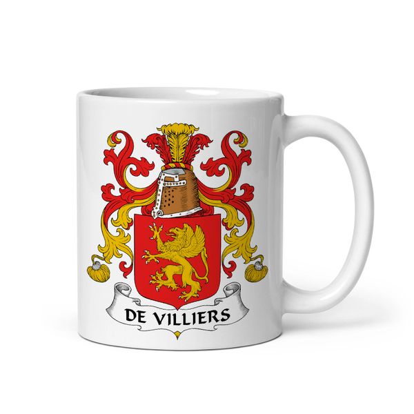 De Villiers Family Crest Coffee Mug