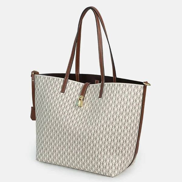 CH Elegant Light Luxury Practical With Bags Pure Color Simple Large