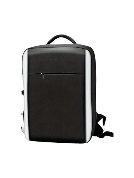 Portable Backpack Carrying Bag For PS5 Console Large Capacity White &amp; Black