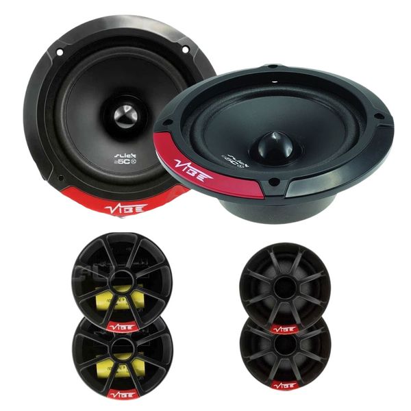 Vibe Audio Slick5C-V7 5.2" 240 Watts Component Split System