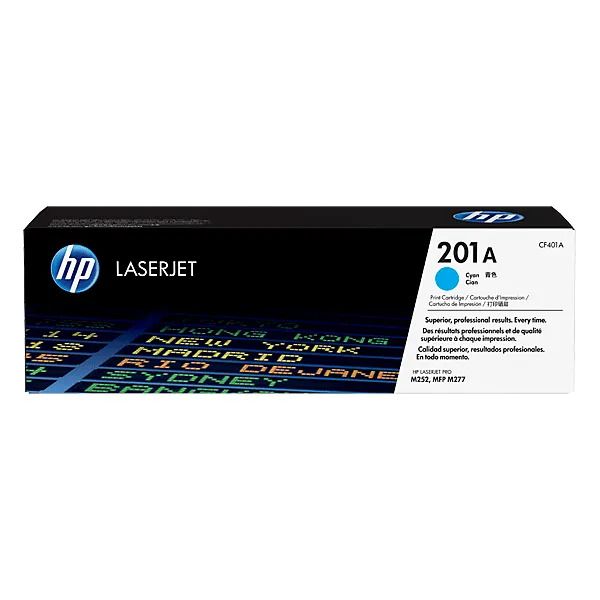 HP 201A Cyan LaserJet Toner Cartridge- CF401A