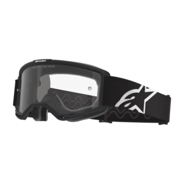 Alpinestars Vision Over The Glasses (OTG) Goggles - Black/Grey Clear