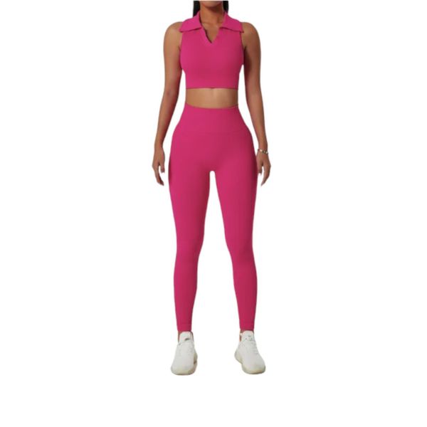 Gym 2 Piece Fitness Set - Pink