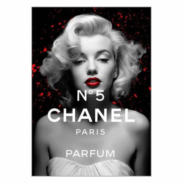 N5 Chanel Paris Monroe Poster - A1