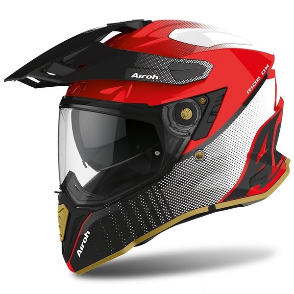 Airoh Commander Progress Red Gloss Helmet