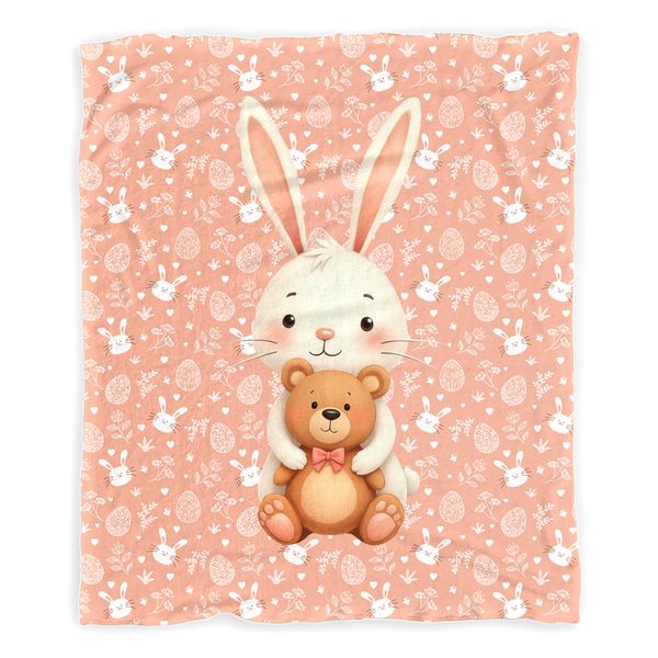 Bunny Hugs Minky Blanket