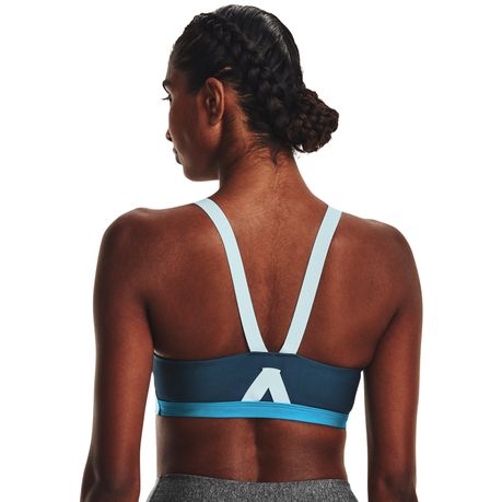 Under Armour Women's Infinity Mid-Impact High Neck Shine Sports Bra -  Blue/Teal, Shop Today. Get it Tomorrow!
