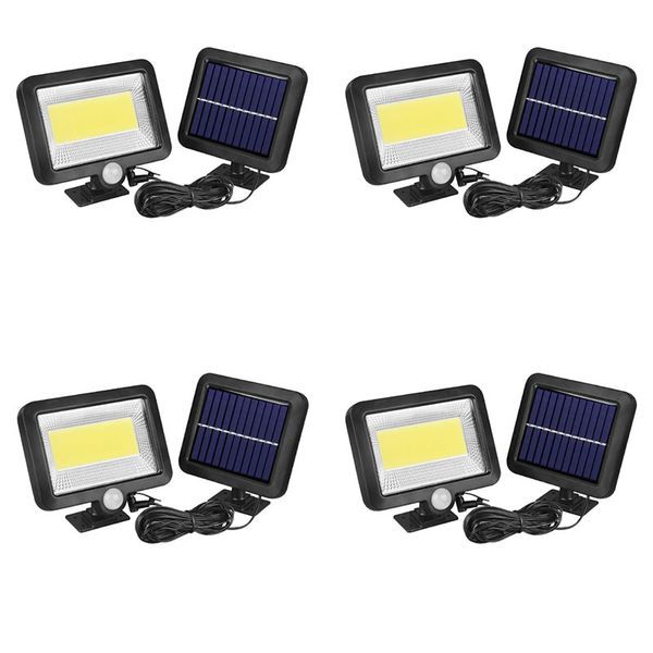 4 Set Of Solar Powered Single COB Motion Sensor Light FA-SL-F100
