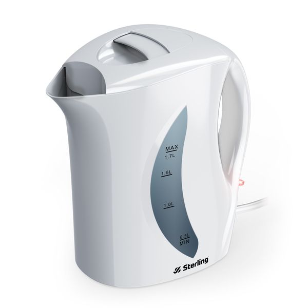 Sterling 1.7L Corded Kettle - White