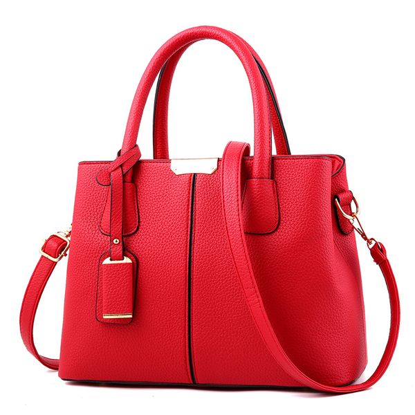 Light Luxury Lychee Texture Women's Crossbody Bag
