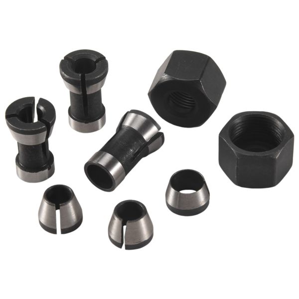 Used for drill bit engraving 8 router chucks to set the chuck head adapter