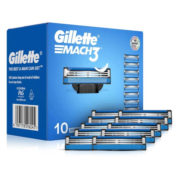Gillette Mach3 Blades 10 Pieces Pack